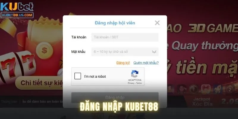 Lưu ý phải biết khi đăng nhập Kubet88
